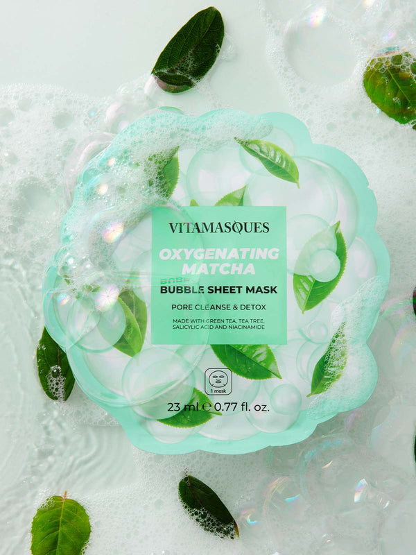 Oxygenating Matcha Bubble Sheet Mask